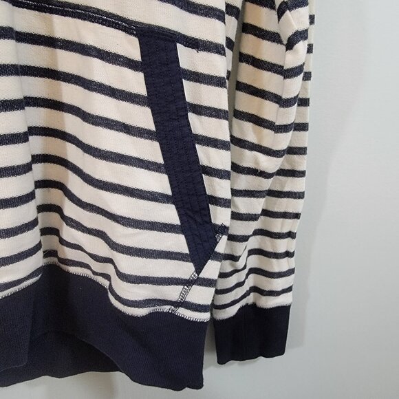 Tommy Hilfiger Hooded Sweatshirt Red White Blue American Nylon Hood S/P EUC - Picture 3 of 9